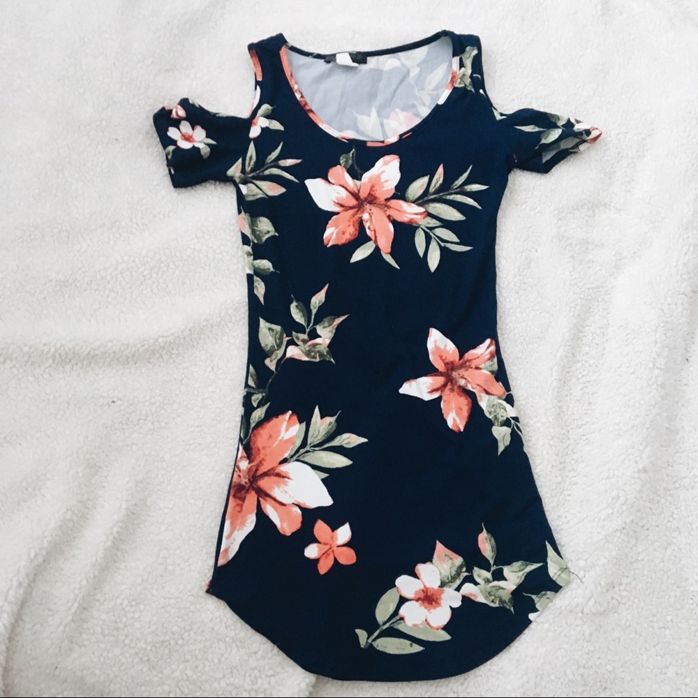 FLORAL BODYCON DRESS